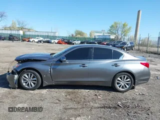 2015 Infiniti Q50 Premium with VIN JN1BV7AR2FM392399, listed as a IAAI auction lot 41978343 with 108,679 mi miles and . Bid and sale history available at DreamBid. Image 15.