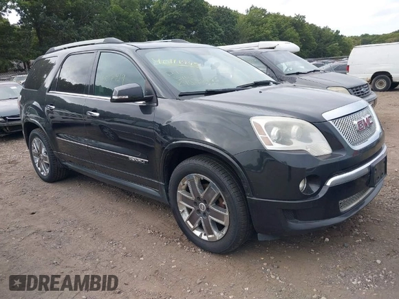 2011 GMC Acadia Denali with VIN 1GKKVTED9BJ412734, listed as a IAAI auction lot 40411945 with Not Provided miles. Bid and sale history available at carsss.com. Image 1.
