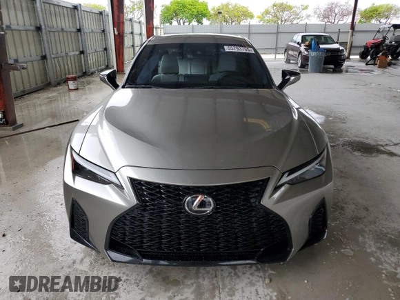 2021 Lexus IS 350 F Sport with VIN JTHGZ1B26M5040518, listed as a Copart auction lot 55793755 with 42,837 mi miles and Salvage title. Bid and sale history available at DreamBid. Image 5.