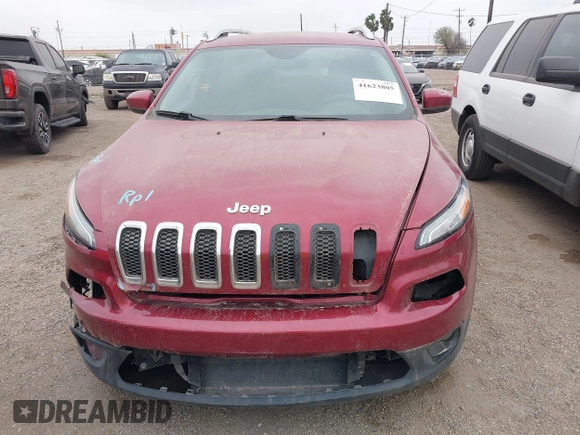 2016 Jeep Cherokee Latitude with VIN 1C4PJLCS1GW247965, listed as a IAAI auction lot 41623805 with 114,187 mi miles. Bid and sale history available at carsss.com. Image 12.