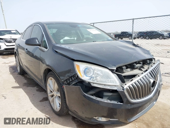 2013 Buick Verano Leather Group with VIN 1G4PS5SK2D4156796, listed as a IAAI auction lot 41721341 with 104,207 mi miles. Bid and sale history available at carsss.com. Image 1.
