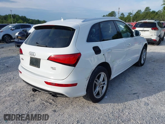 2015 Audi Q5 Premium Plus z VIN WA1DGAFPXFA054099, wystawiony jako IAAI lot #42192489 z przebiegiem 106 560 mil mil oraz . Historia ofert i sprzedaży dostępna na DreamBid. Obrazek 4.