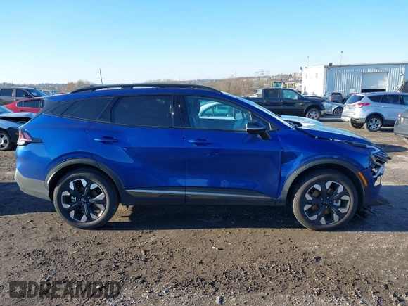 2024 Kia Sportage X-Line with VIN 5XYK6CDF3RG202622, listed as a IAAI auction lot 41096038 with 9,379 mi miles and . Bid and sale history available at carsss.com. Image 13.