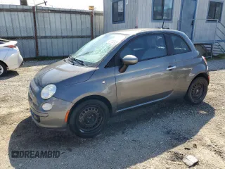 2013 FIAT 500 Pop with VIN 3C3CFFAR0DT693242, listed as a Copart auction lot 52015555 with 121,959 mi miles and Clean Title. Bid and sale history available at carsss.com. Image 1.