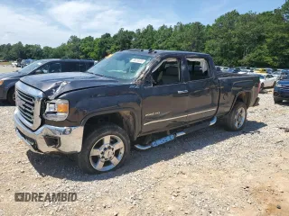 2016 GMC Sierra 2500HD SLT with VIN 1GT12TE85GF231093, listed as a Copart auction lot 58058895 with 108,772 mi miles and Salvage title. Bid and sale history available at DreamBid. Image 1.