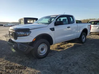 2020 Ford Ranger XL with VIN 1FTER1FH4LLA44004, listed as a Copart auction lot 50597155 with 59,173 mi miles and Salvage Title. Bid and sale history available at carsss.com. Image 1.