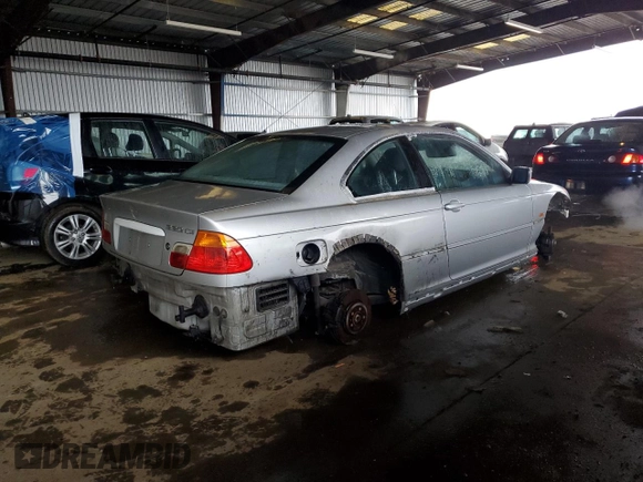2001 BMW 3 Series 330Ci with VIN WBABN53471JU24841, listed as a Copart auction lot 86224304 with 0 mi miles and Salvage Title. Bid and sale history available at carsss.com. Image 3.