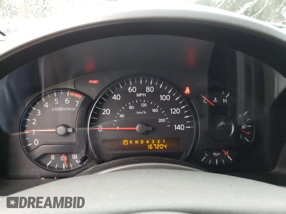 2006 Nissan Titan SE with VIN 1N6AA06A06N534206, listed as a Copart auction lot 52132205 with 167,204 mi miles and Salvage title. Bid and sale history available at DreamBid. Image 9.