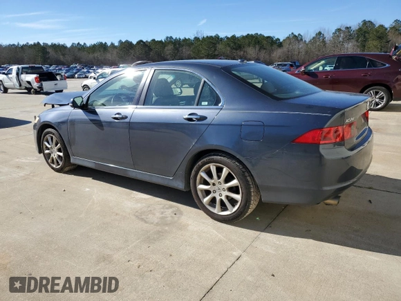 2007 Acura TSX Navi with VIN JH4CL96997C018485, listed as a Copart auction lot 88056035 with 186,164 mi miles and Salvage Title. Bid and sale history available at carsss.com. Image 2.
