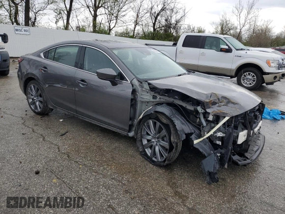 2021 Mazda Mazda6 Touring with VIN JM1GL1VM3M1611941, listed as a Copart auction lot 49664545 with 0 mi miles and Salvage Title. Bid and sale history available at carsss.com. Image 4.