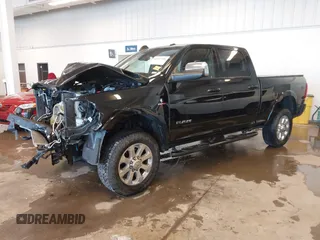 2022 Ram 2500 Laramie with VIN 3C6UR5FL6NG368022, listed as a IAAI auction lot 41247786 with 85,523 mi miles. Bid and sale history available at carsss.com. Image 2.