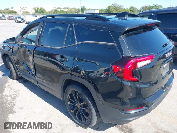 2022 GMC Terrain SLE with VIN 3GKALMEV2NL314044, listed as a IAAI auction lot 41946903 with 25,801 mi miles. Bid and sale history available at carsss.com. Image 18.