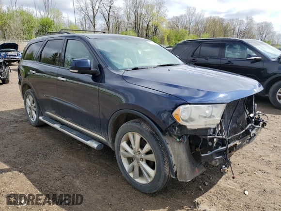 2013 Dodge Durango Crew with VIN 1C4RDJDG3DC535529, listed as a Copart auction lot 55379075 with 225,762 mi miles and Non repairable. Bid and sale history available at DreamBid. Image 4.