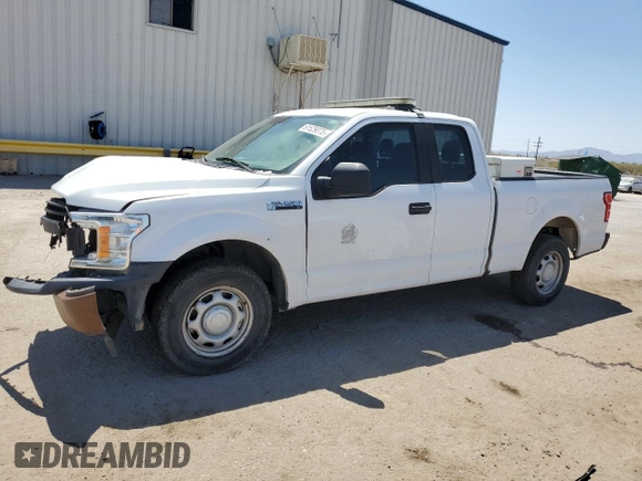 2018 Ford F-150 XL with VIN 1FTEX1CB1JKC58165, listed as a Copart auction lot 61529075 with 105,771 mi miles and Salvage title. Bid and sale history available at DreamBid. Image 1.