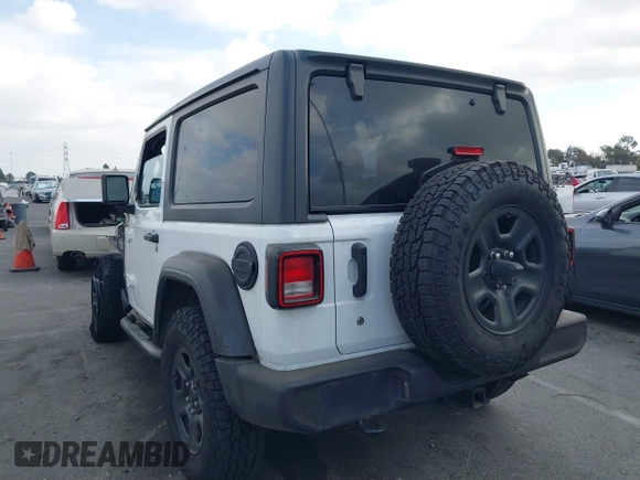 2018 Jeep Wrangler Sport S with VIN 1C4GJXAG0JW173936, listed as a IAAI auction lot 41070756 with Not Provided miles and . Bid and sale history available at DreamBid. Image 3.