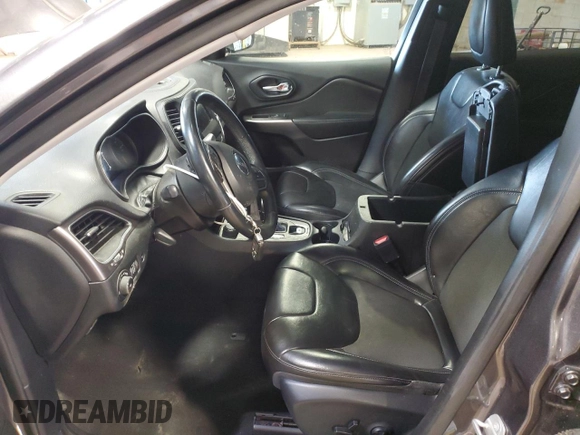 2019 Jeep Cherokee Latitude Plus with VIN 1C4PJMLB6KD460985, listed as a Copart auction lot 54386405 with 79,760 mi miles and Salvage Title. Bid and sale history available at DreamBid. Image 7.
