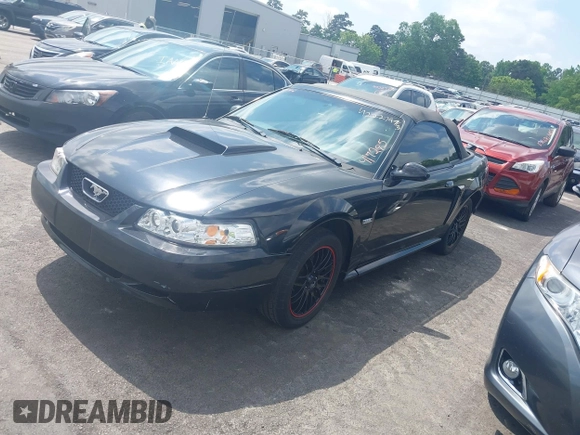 2003 Ford Mustang GT Deluxe z VIN 1FAFP45XX3F417295, wystawiony jako IAAI lot #42229765 z przebiegiem 161 488 mil mil oraz . Historia ofert i sprzedaży dostępna na DreamBid. Obrazek 2.