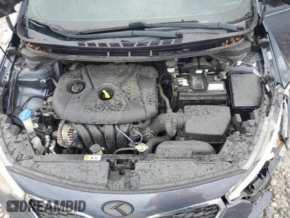 2014 Kia Forte LX with VIN KNAFX4A64E5179652, listed as a Copart auction lot 47817005 with 0 mi miles and Salvage Title. Bid and sale history available at carsss.com. Image 12.