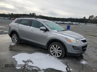 2012 Mazda CX-9 Grand Touring with VIN JM3TB3DV6C0345754, listed as a Copart auction lot 88997245 with 163,254 mi miles and Salvage Title. Bid and sale history available at carsss.com. Image 4.