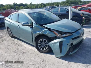 2020 Toyota Prius L Eco with VIN JTDKARFU1L3123197, listed as a IAAI auction lot 42682138 with 36,752 mi miles and . Bid and sale history available at DreamBid. Image 1.