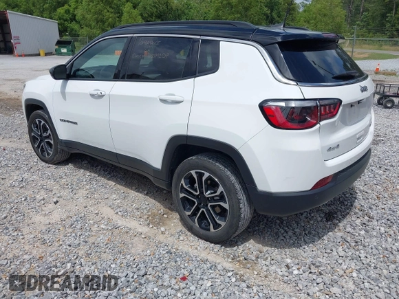 2023 Jeep Compass (RED) Edition with VIN 3C4NJDCN3PT565647, listed as a IAAI auction lot 42461874 with 42,830 mi miles and . Bid and sale history available at DreamBid. Image 3.