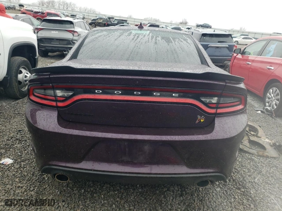 2020 Dodge Charger Scat Pack with VIN 2C3CDXGJ5LH197227, listed as a Copart auction lot 44034295 with 42,816 mi miles and Salvage Title. Bid and sale history available at carsss.com. Image 6.