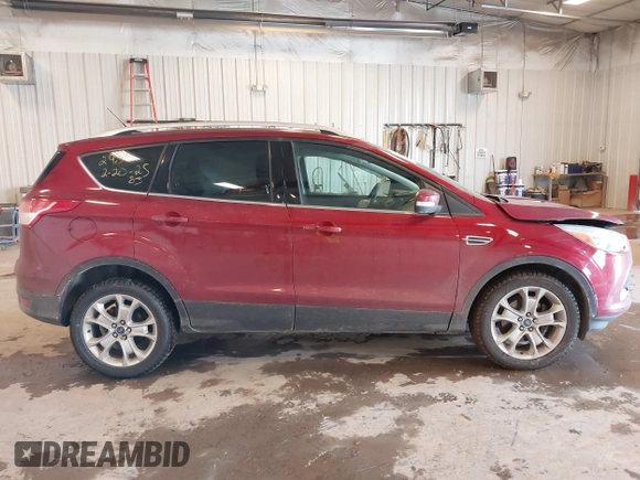 2014 Ford Escape Titanium with VIN 1FMCU0JX6EUC58726, listed as a IAAI auction lot 41656779 with 162,888 mi miles. Bid and sale history available at carsss.com. Image 13.