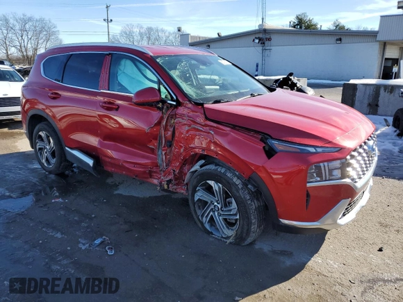 2022 Hyundai Santa Fe SEL with VIN 5NMS2DAJ1NH464469, listed as a Copart auction lot 88728605 with 40,909 mi miles and Salvage Title. Bid and sale history available at carsss.com. Image 4.