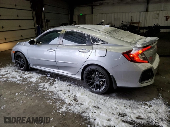 2018 Honda Civic Si with VIN 2HGFC1E56JH705069, listed as a Copart auction lot 45688515 with 134,264 mi miles and Salvage Title. Bid and sale history available at DreamBid. Image 2.