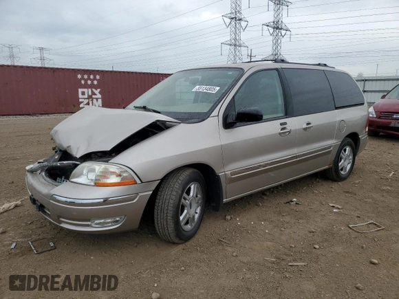 2003 Ford Windstar SE with VIN 2FMDA52413BB59104, listed as a Copart auction lot 55134805 with 132,918 mi miles and Salvage title. Bid and sale history available at DreamBid. Image 1.