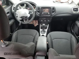 2018 Jeep Compass Sport with VIN 3C4NJCAB6JT409466, listed as a Copart auction lot 54982045 with 81,985 mi miles and Salvage title. Bid and sale history available at DreamBid. Image 8.
