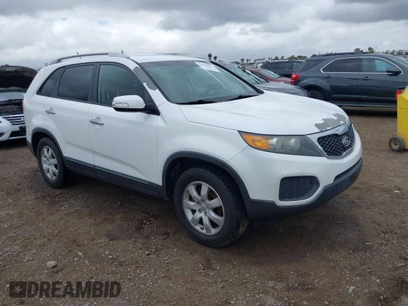 2013 Kia Sorento LX with VIN 5XYKT4A28DG348992, listed as a IAAI auction lot 42200903 with 150,730 mi miles and . Bid and sale history available at DreamBid. Image 1.