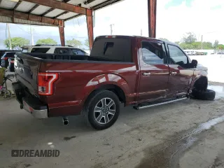 2015 Ford F-150 XL with VIN 1FTEW1CF2FFB78444, listed as a Copart auction lot 63051095 with 227,322 mi miles and Salvage title. Bid and sale history available at DreamBid. Image 3.