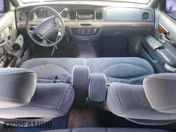 1997 Mercury Grand Marquis LS with VIN 2MELM75W6VX626800, listed as a Copart auction lot 48262195 with 189,556 mi miles and Salvage Title. Bid and sale history available at DreamBid. Image 8.