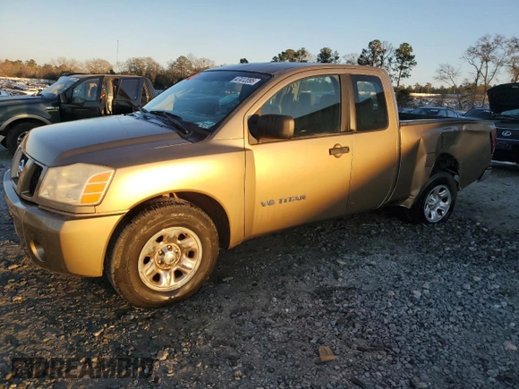 2005 Nissan Titan XE with VIN 1N6BA06A75N520497, listed as a Copart auction lot 47412095 with 170,653 mi miles and Salvage Title. Bid and sale history available at carsss.com. Image 1.