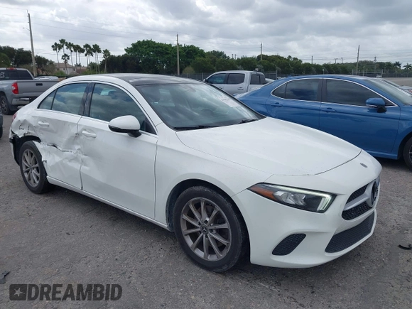 2019 Mercedes-Benz A 220 with VIN WDD3G4FB4KW024431, listed as a IAAI auction lot 41905395 with 65,141 mi miles and . Bid and sale history available at DreamBid. Image 1.