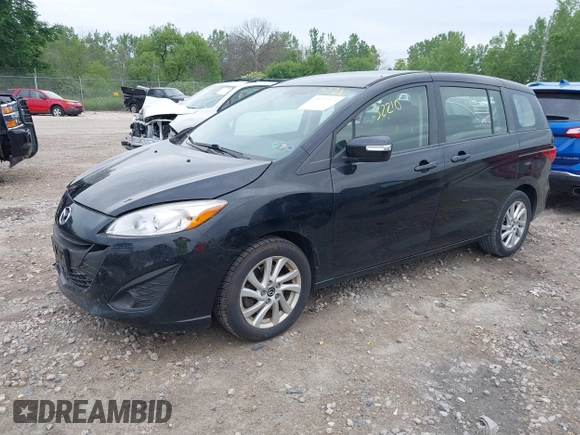 2015 Mazda 5 Sport with VIN JM1CW2BL2F0190990, listed as a IAAI auction lot 42532210 with 98,528 mi miles and . Bid and sale history available at DreamBid. Image 17.