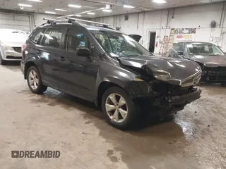 2016 Subaru Forester 2.5i with VIN JF2SJABC1GH421242, listed as a IAAI auction lot 41910942 with 104,217 mi miles and . Bid and sale history available at DreamBid. Image 1.