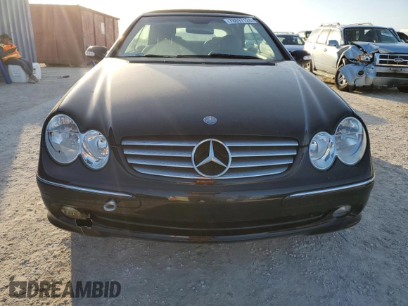 2005 Mercedes-Benz CLK-Class 3.2L with VIN WDBTK65J45F139806, listed as a Copart auction lot 78897124 with 0 mi miles and Salvage Title. Bid and sale history available at carsss.com. Image 5.