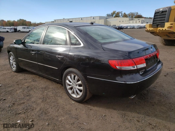 2008 Hyundai Azera Limited with VIN KMHFC46F78A263155, listed as a Copart auction lot 75874974 with 114,857 mi miles and Salvage Title. Bid and sale history available at carsss.com. Image 2.