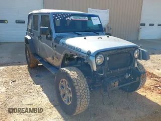 2017 Jeep Wrangler Unlimited Sport z VIN 1C4BJWDG2HL714822, wystawiony jako IAAI lot #41967673 z przebiegiem 95 165 mil mil oraz . Historia ofert i sprzedaży dostępna na DreamBid. Obrazek 1.
