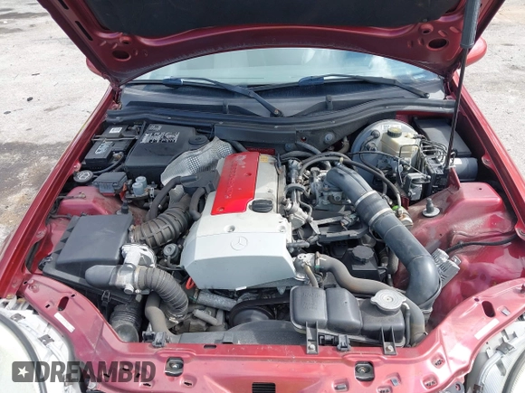 2000 Mercedes-Benz SLK 230 Kompressor with VIN WDBKK47F2YF146797, listed as a IAAI auction lot 42823113 with 35,881 mi miles and . Bid and sale history available at DreamBid. Image 10.