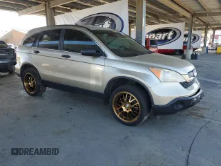 2008 Honda CR-V LX with VIN JHLRE38378C015343, listed as a Copart auction lot 56062615 with 161,141 mi miles and Salvage title. Bid and sale history available at DreamBid. Image 4.