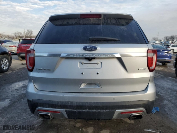 2016 Ford Explorer Platinum with VIN 1FM5K8HT9GGA61616, listed as a Copart auction lot 44027235 with 90,931 mi miles and Salvage Title. Bid and sale history available at carsss.com. Image 6.