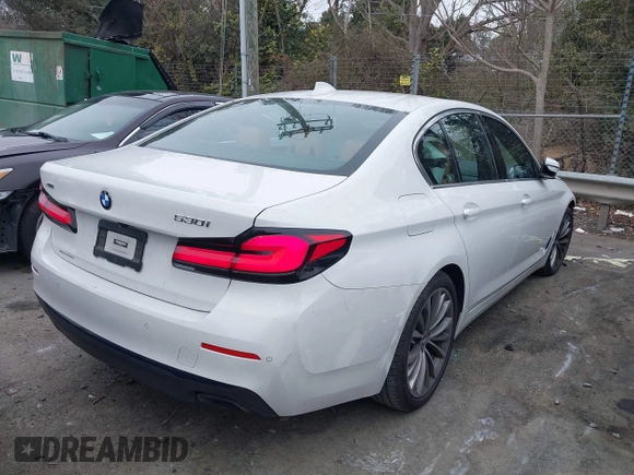 2023 BMW 5 Series 530i xDrive with VIN WBA13BJ06PWY21307, listed as a IAAI auction lot 41244931 with 12,391 mi miles and . Bid and sale history available at DreamBid. Image 4.