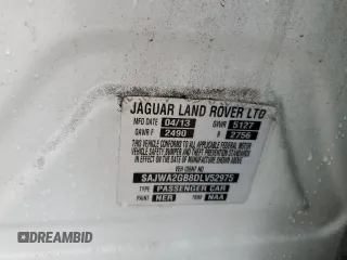 2013 Jaguar XJ with VIN SAJWA2GB8DLV52975, listed as a Copart auction lot 79123644 with 160,473 mi miles and Salvage Title. Bid and sale history available at carsss.com. Image 12.