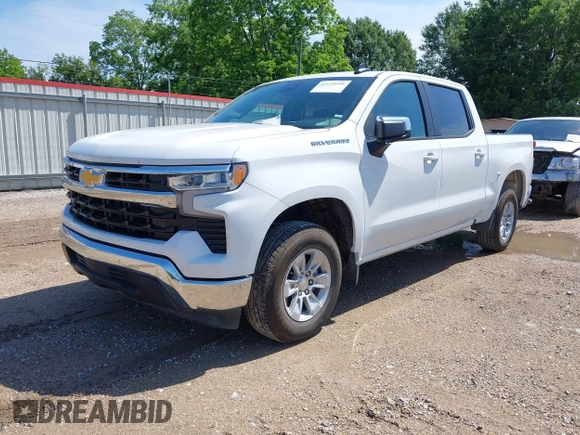 2025 Chevrolet Silverado 1500 LT with VIN 1GCPACED0SZ120243, listed as a IAAI auction lot 42149356 with 12,407 mi miles. Bid and sale history available at carsss.com. Image 2.