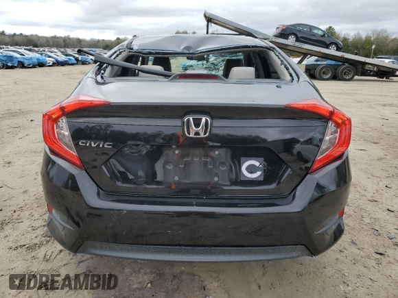 2016 Honda Civic Sedan LX with VIN 19XFC2F55GE089890, listed as a Copart auction lot 48227885 with 150,901 mi miles and Salvage Title. Bid and sale history available at carsss.com. Image 6.