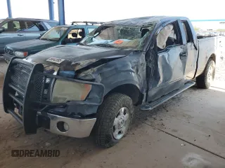 2014 Ford F-150 XL with VIN 1FTFX1EF1EKE23402, listed as a Copart auction lot 59042895 with 108,844 mi miles and Salvage title. Bid and sale history available at DreamBid. Image 1.