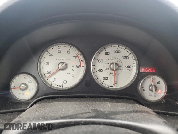 2006 Acura RSX with VIN JH4DC54866S005625, listed as a Copart auction lot 55829375 with 146,265 mi miles and Salvage title. Bid and sale history available at DreamBid. Image 9.